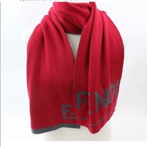 Fendi Wool Scarf  ( Re-sale ) * it was small damageds check last pictures